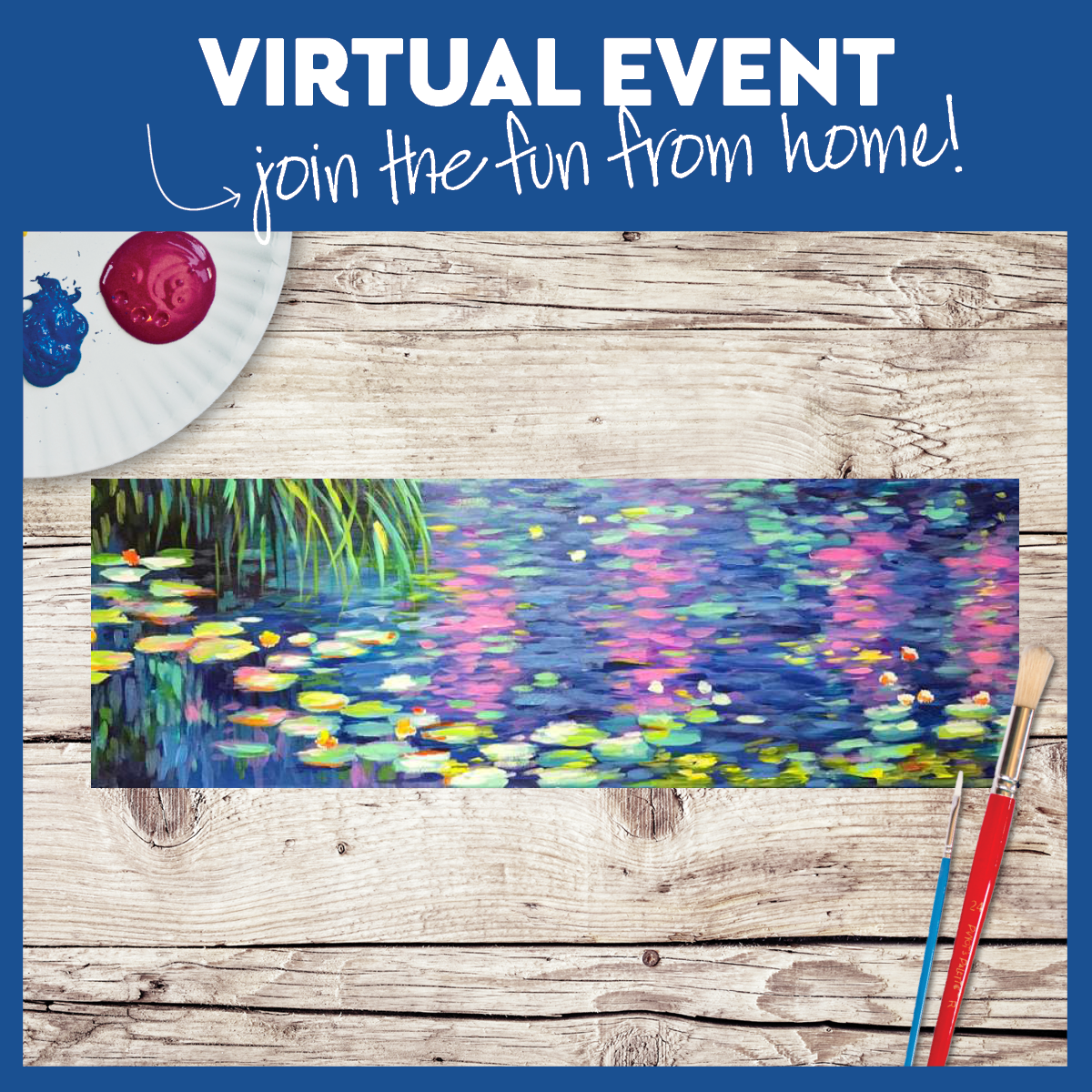 LIVE INTERACTIVE VIRTUAL CLASS - ART KIT INCLUDED (HAVE SUPPLIES? THEN IT'S ONLY $15!)